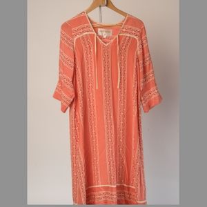 Anthropologie - Lauren Moffatt Coral Tunic Dress